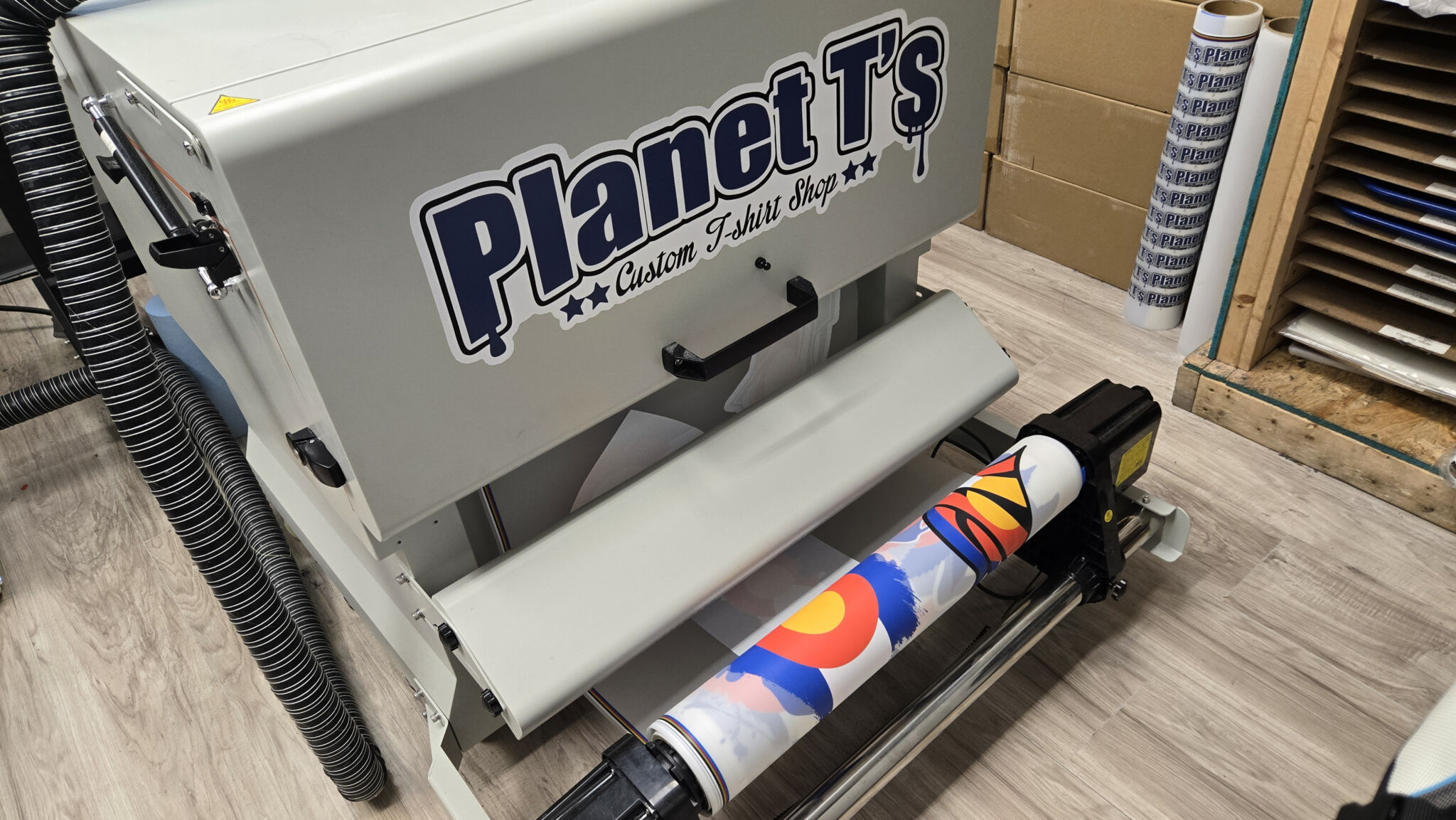 Custom printed transfers for apparel