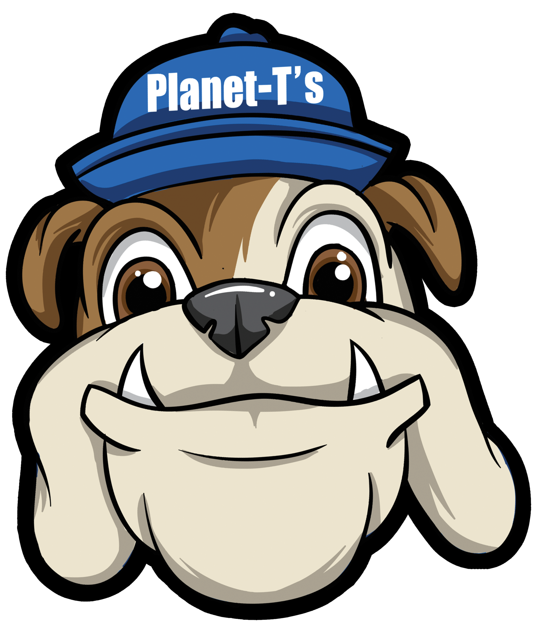 Logo embroidery for businesses by Planet T's