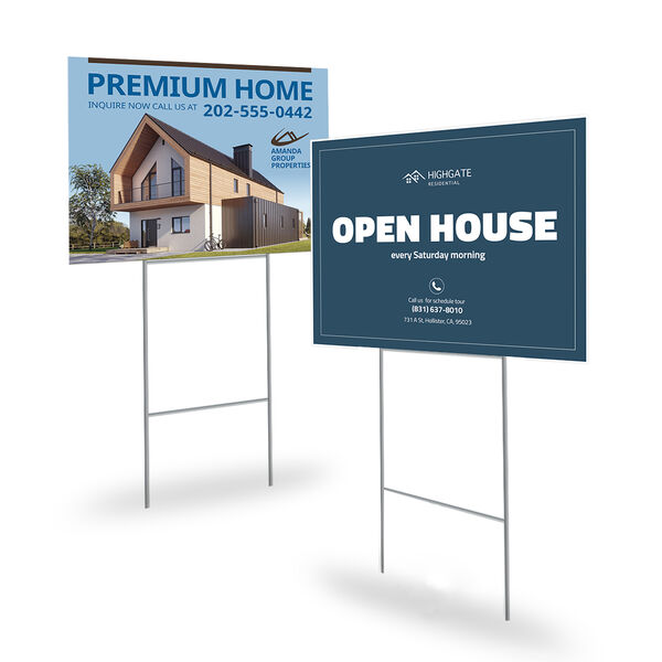 Affordable yard signs by Planet T's Print House, better than 303 Print House