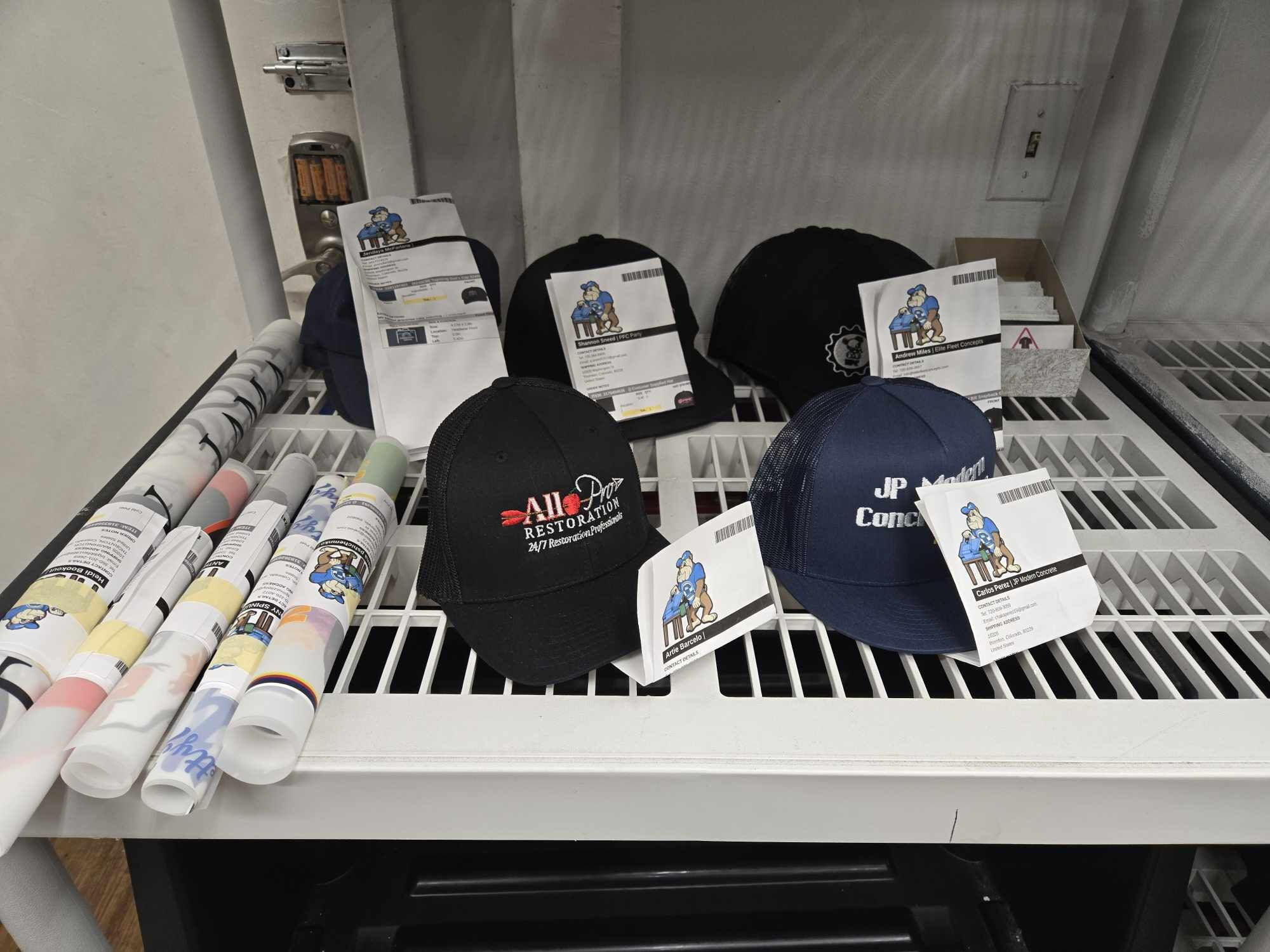 Embroidered apparel same day