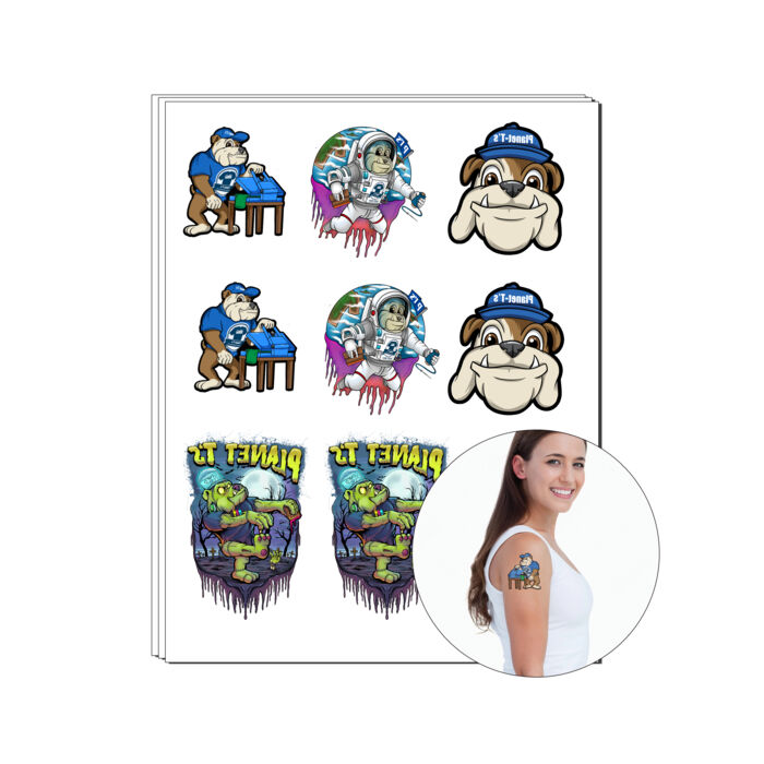 8.5"x11" Temporary Tattoo Sheet T811 8.5"x11" Temporary Tattoo Sheet Thumbnail