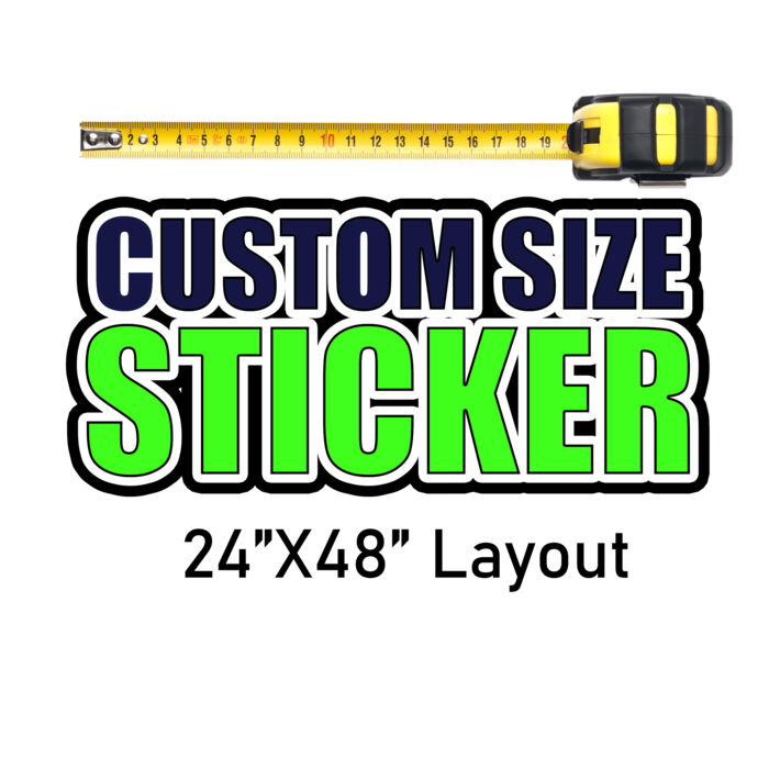 Sticker 24"x48" (Price per inch)  2448 Sticker 24"x48" (Price per inch)  Thumbnail