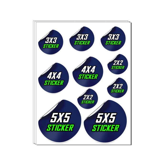 8.5" X 11" Sticker Sheet S811 8.5" X 11" Sticker Sheet Thumbnail