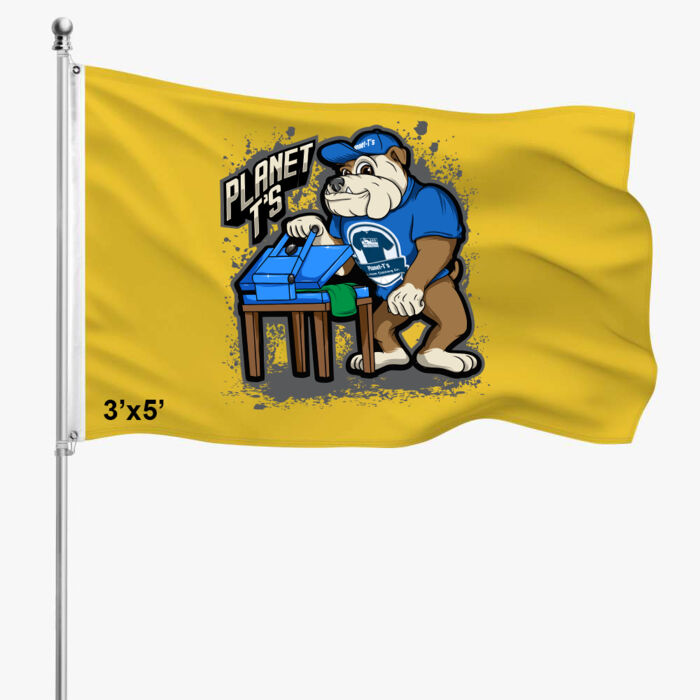 Custom 3'x5' Flag  + Pole fp35 Custom 3'x5' Flag  + Pole Thumbnail