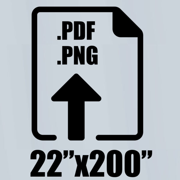 22"x200" DTF Gang Sheet (File Upload) Thumbnail