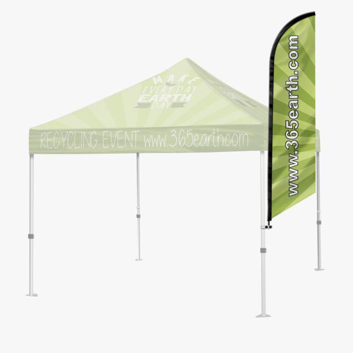 10ft Feather Angled Flag  10ft Feather Angled Flag  Thumbnail
