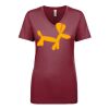 Next Level Apparel 1540 - Ladies' Ideal V-Neck Thumbnail