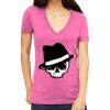 Tultex 214 - Ladies' Slim Fit Fine Jersey V-Neck Thumbnail