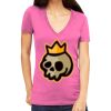 Tultex 214 - Ladies' Slim Fit Fine Jersey V-Neck Thumbnail