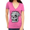 Tultex 214 - Ladies' Slim Fit Fine Jersey V-Neck Thumbnail