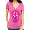 Tultex 214 - Ladies' Slim Fit Fine Jersey V-Neck Thumbnail