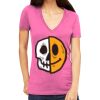 Tultex 214 - Ladies' Slim Fit Fine Jersey V-Neck Thumbnail