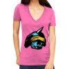 Tultex 214 - Ladies' Slim Fit Fine Jersey V-Neck Thumbnail