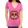 Tultex 214 - Ladies' Slim Fit Fine Jersey V-Neck Thumbnail