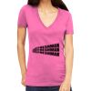 Tultex 214 - Ladies' Slim Fit Fine Jersey V-Neck Thumbnail