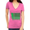 Tultex 214 - Ladies' Slim Fit Fine Jersey V-Neck Thumbnail