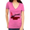 Tultex 214 - Ladies' Slim Fit Fine Jersey V-Neck Thumbnail