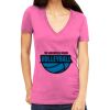 Tultex 214 - Ladies' Slim Fit Fine Jersey V-Neck Thumbnail