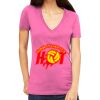 Tultex 214 - Ladies' Slim Fit Fine Jersey V-Neck Thumbnail