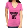 Tultex 214 - Ladies' Slim Fit Fine Jersey V-Neck Thumbnail