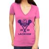 Tultex 214 - Ladies' Slim Fit Fine Jersey V-Neck Thumbnail