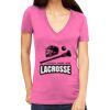 Tultex 214 - Ladies' Slim Fit Fine Jersey V-Neck Thumbnail