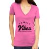 Tultex 214 - Ladies' Slim Fit Fine Jersey V-Neck Thumbnail