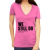 Tultex 214 - Ladies' Slim Fit Fine Jersey V-Neck Thumbnail