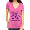 Tultex 214 - Ladies' Slim Fit Fine Jersey V-Neck Thumbnail