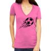Tultex 214 - Ladies' Slim Fit Fine Jersey V-Neck Thumbnail