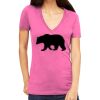 Tultex 214 - Ladies' Slim Fit Fine Jersey V-Neck Thumbnail