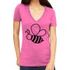 Tultex 214 - Ladies' Slim Fit Fine Jersey V-Neck Thumbnail