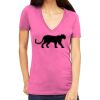 Tultex 214 - Ladies' Slim Fit Fine Jersey V-Neck Thumbnail