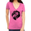 Tultex 214 - Ladies' Slim Fit Fine Jersey V-Neck Thumbnail