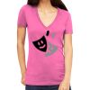 Tultex 214 - Ladies' Slim Fit Fine Jersey V-Neck Thumbnail