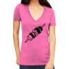Tultex 214 - Ladies' Slim Fit Fine Jersey V-Neck Thumbnail
