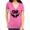 Tultex 214 - Ladies' Slim Fit Fine Jersey V-Neck Thumbnail