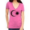 Tultex 214 - Ladies' Slim Fit Fine Jersey V-Neck Thumbnail