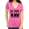 Tultex 214 - Ladies' Slim Fit Fine Jersey V-Neck Thumbnail