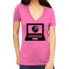 Tultex 214 - Ladies' Slim Fit Fine Jersey V-Neck Thumbnail