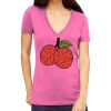 Tultex 214 - Ladies' Slim Fit Fine Jersey V-Neck Thumbnail