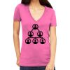 Tultex 214 - Ladies' Slim Fit Fine Jersey V-Neck Thumbnail